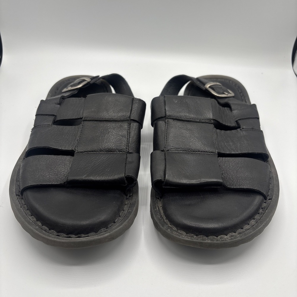 Born Black Leather Sandals size‎ 9/42